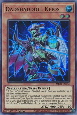 Qadshaddoll Keios (Ultra Rare) (MP21-EN243) - 2021 Tin of Ancient Battles 1st Edition
