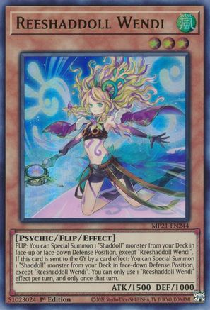Reeshaddoll Wendi (Ultra Rare) (MP21-EN244) - 2021 Tin of Ancient Battles 1st Edition