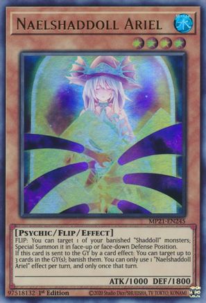 Naelshaddoll Ariel (Ultra Rare) (MP21-EN245) - 2021 Tin of Ancient Battles 1st Edition