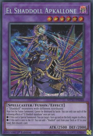El Shaddoll Apkallone (Prismatic Secret Rare) (MP21-EN246) - 2021 Tin of Ancient Battles 1st Edition