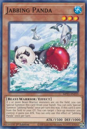 Jabbing Panda (Common) (MP21-EN219) - 2021 Tin of Ancient Battles 1st Edition