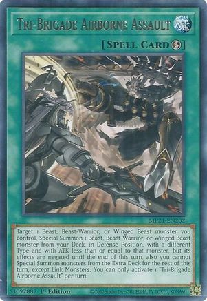 Tri-Brigade Airborne Assault (Rare) (MP21-EN202) - 2021 Tin of Ancient Battles 1st Edition