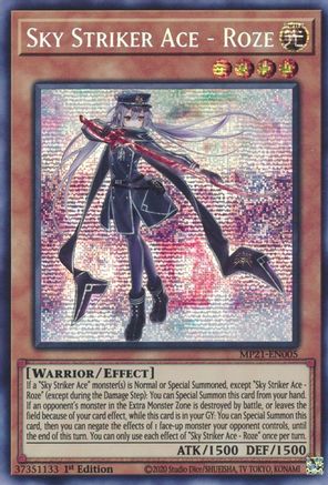 Sky Striker Ace - Roze (Prismatic Secret Rare) (MP21-EN005) - 2021 Tin of Ancient Battles 1st Edition