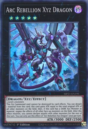 Arc Rebellion Xyz Dragon (Super Rare) (MP21-EN191) - 2021 Tin of Ancient Battles 1st Edition