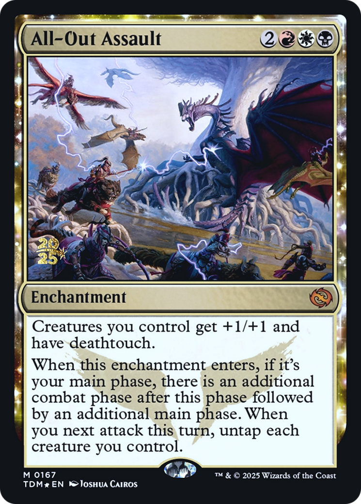 All-Out Assault (PRE-167) [Prerelease Cards] Foil
