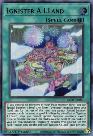Ignister A.I.Land (Ultra Rare) (MP21-EN021) - 2021 Tin of Ancient Battles 1st Edition