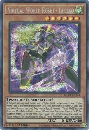 Virtual World Roshi - Laolao (Prismatic Secret Rare) (MP21-EN174) - 2021 Tin of Ancient Battles 1st Edition