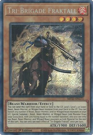 Tri-Brigade Fraktall (Prismatic Secret Rare) (MP21-EN171) - 2021 Tin of Ancient Battles 1st Edition