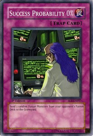 Success Probability 0% (Common) (SOI-EN057) - Shadow of Infinity 1st Edition