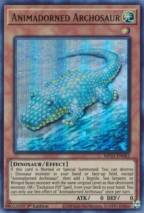 Animadorned Archosaur (Ultra Rare) (MP21-EN062) - 2021 Tin of Ancient Battles 1st Edition