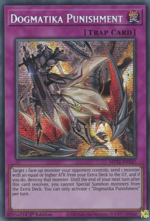 Dogmatika Punishment (Prismatic Secret Rare) (MP21-EN147) - 2021 Tin of Ancient Battles 1st Edition