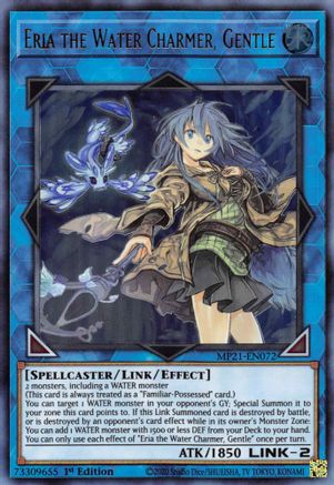 Eria the Water Charmer, Gentle (Ultra Rare) (MP21-EN072) - 2021 Tin of Ancient Battles 1st Edition