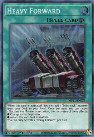 Heavy Forward (Super Rare) (MP21-EN079) - 2021 Tin of Ancient Battles 1st Edition