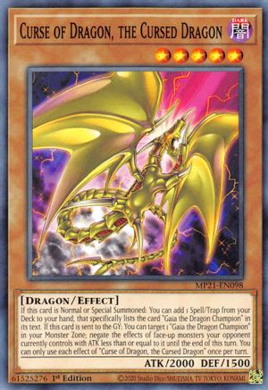 Curse of Dragon, the Cursed Dragon (Common) (MP21-EN098) - 2021 Tin of Ancient Battles 1st Edition