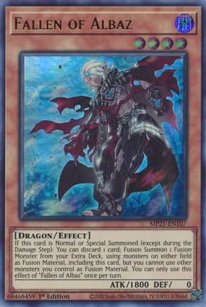 Fallen of Albaz (Ultra Rare) (MP21-EN107) - 2021 Tin of Ancient Battles 1st Edition