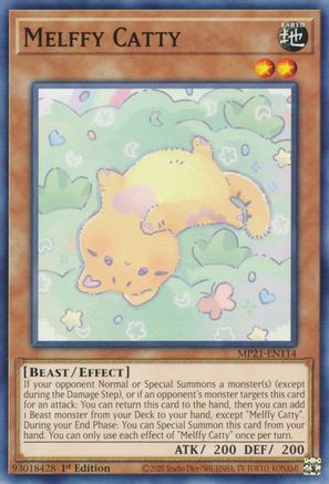 Melffy Catty (Common) (MP21-EN114) - 2021 Tin of Ancient Battles 1st Edition