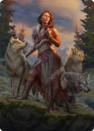 Arlinn, the Pack's Hope Art Card (01/81) (ASMID-001) [Art Series: Innistrad: Midnight Hunt]