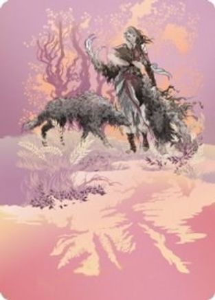 Arlinn, the Pack's Hope Art Card (03/81) (ASMID-003) [Art Series: Innistrad: Midnight Hunt]