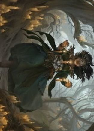 Candlegrove Witch Art Card (15/81) (ASMID-015) [Art Series: Innistrad: Midnight Hunt]