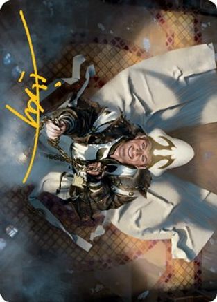 Jerren, Corrupted Bishop Art Card (Gold-Stamped Signature) (ASMID-037) [Art Series: Innistrad: Midnight Hunt]