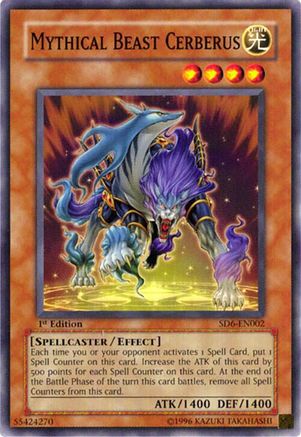 Mythical Beast Cerberus (Common) (SD6-EN002) - Structure Deck: Spellcaster's Judgment Unlimited