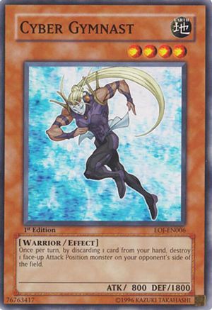 Cyber Gymnast (Common) (EOJ-EN006) - Enemy of Justice 1st Edition