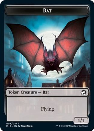 Bat Token (MID-004) [Innistrad: Midnight Hunt]