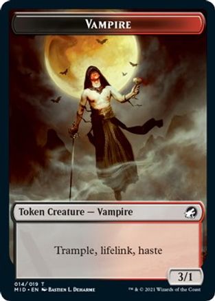 Vampire Token (MID-014) [Innistrad: Midnight Hunt]