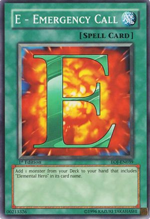E - Emergency Call (Common) (EOJ-EN039) - Enemy of Justice 1st Edition
