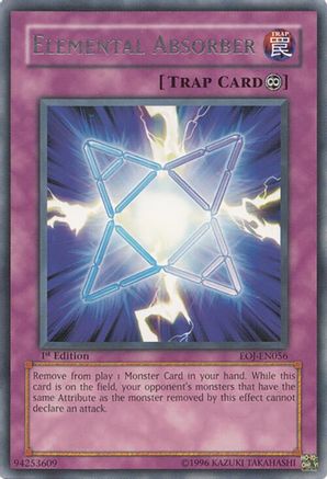 Elemental Absorber (Rare) (EOJ-EN056) - Enemy of Justice 1st Edition