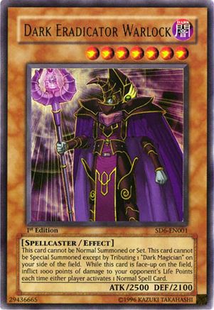 Dark Eradicator Warlock (Ultra Rare) (SD6-EN001) - Structure Deck: Spellcaster's Judgment 1st Edition