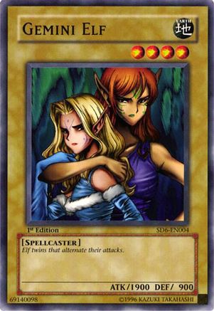 Gemini Elf (Common) (SD6-EN004) - Structure Deck: Spellcaster's Judgment 1st Edition