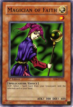 Magician of Faith (Common) (SD6-EN005) - Structure Deck: Spellcaster's Judgment Unlimited