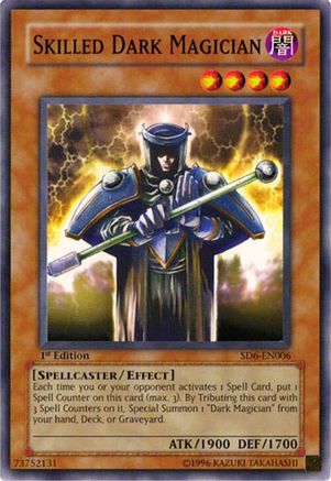 Skilled Dark Magician (Common) (SD6-EN006) - Structure Deck: Spellcaster's Judgment 1st Edition