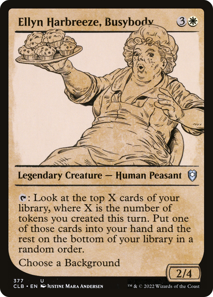 Ellyn Harbreeze, Busybody - Showcase [Commander Legends: Battle for Baldur's Gate]