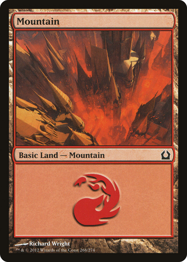Mountain (RTR-268) [Return to Ravnica] Foil