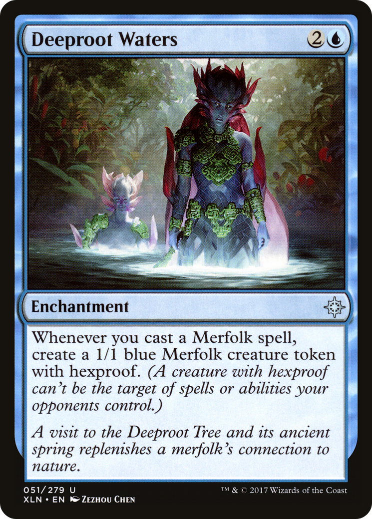 Deeproot Waters (XLN-051) [Ixalan] Foil
