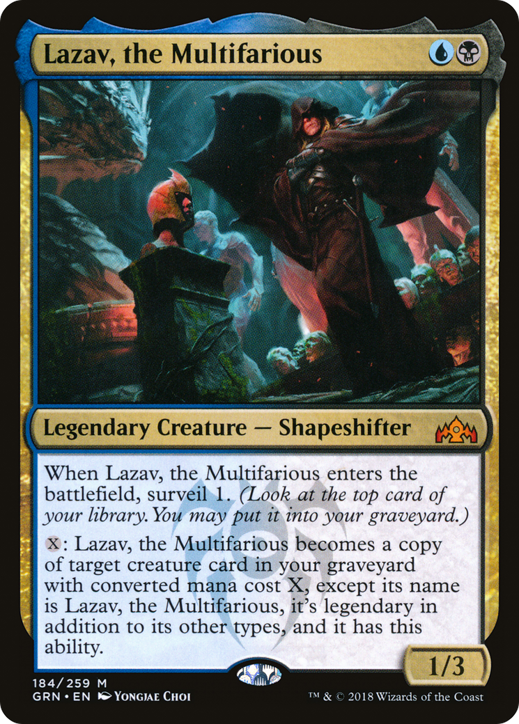 Lazav, the Multifarious (GRN-184) [Guilds of Ravnica] Foil