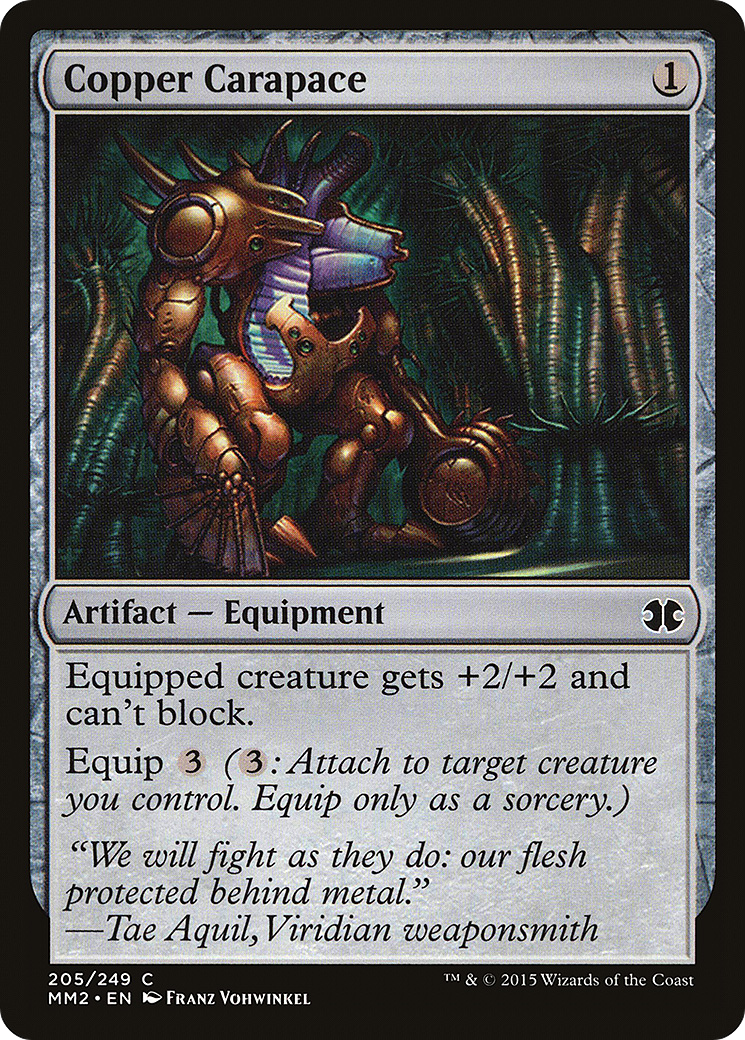 Copper Carapace (MM2-205) [Modern Masters 2015] Foil