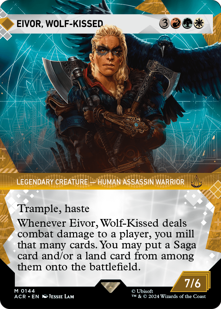 Eivor, Wolf-Kissed (Showcase) (ACR-144) (Borderless) [Assassin's Creed] Foil
