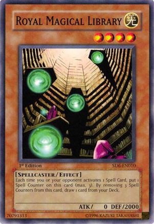 Royal Magical Library (Common) (SD6-EN010) - Structure Deck: Spellcaster's Judgment Unlimited