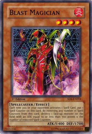 Blast Magician (Common) (SD6-EN014) - Structure Deck: Spellcaster's Judgment 1st Edition