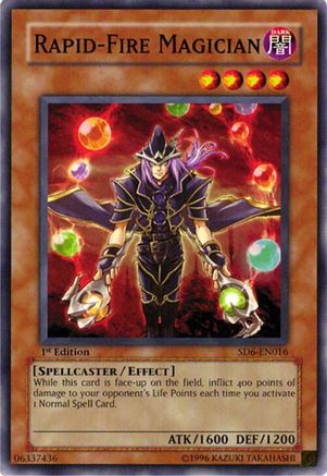 Rapid-Fire Magician (Common) (SD6-EN016) - Structure Deck: Spellcaster's Judgment 1st Edition