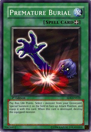 Premature Burial (Common) (SD6-EN020) - Structure Deck: Spellcaster's Judgment 1st Edition
