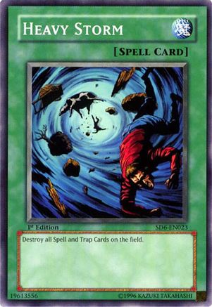 Heavy Storm (Common) (SD6-EN023) - Structure Deck: Spellcaster's Judgment 1st Edition