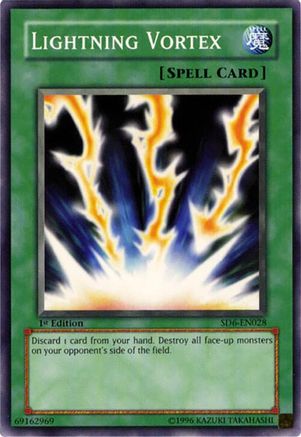 Lightning Vortex (Common) (SD6-EN028) - Structure Deck: Spellcaster's Judgment 1st Edition