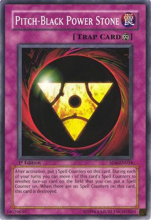 Pitch-Black Power Stone (Common) (SD6-EN034) - Structure Deck: Spellcaster's Judgment 1st Edition