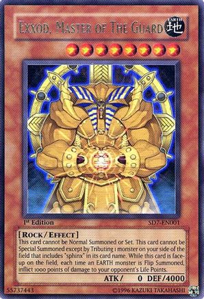 Exxod, Master of the Guard (Ultra Rare) (SD7-EN001) - Structure Deck: Invincible Fortress 1st Edition