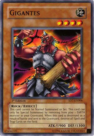Gigantes (Common) (SD7-EN006) - Structure Deck: Invincible Fortress Unlimited