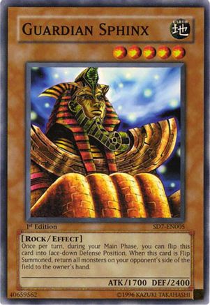 Guardian Sphinx (Common) (SD7-EN005) - Structure Deck: Invincible Fortress 1st Edition